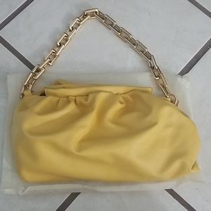 Mustard Crossbody and Clutch Bag